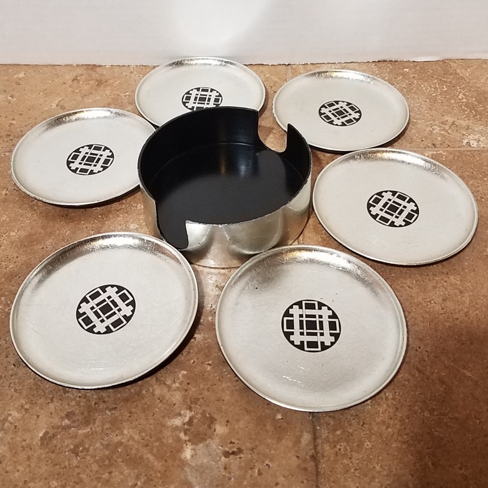 Vintage Tastesetter lacquerware Coasters